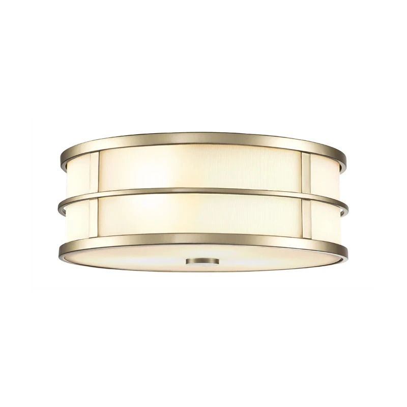 Feiss LED Plafondlamp Fusion | 3X E27 Max 40W | Dimbaar | Painted Natural Brass