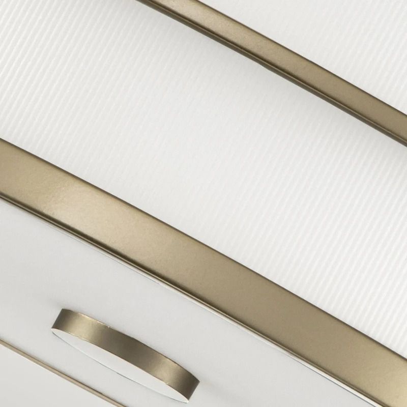 Feiss LED Plafondlamp Fusion | 3X E27 Max 40W | Dimbaar | Painted Natural Brass