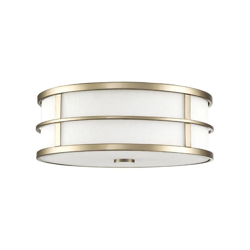 Feiss LED Plafondlamp Fusion | 3X E27 Max 40W | Dimbaar | Painted Natural Brass
