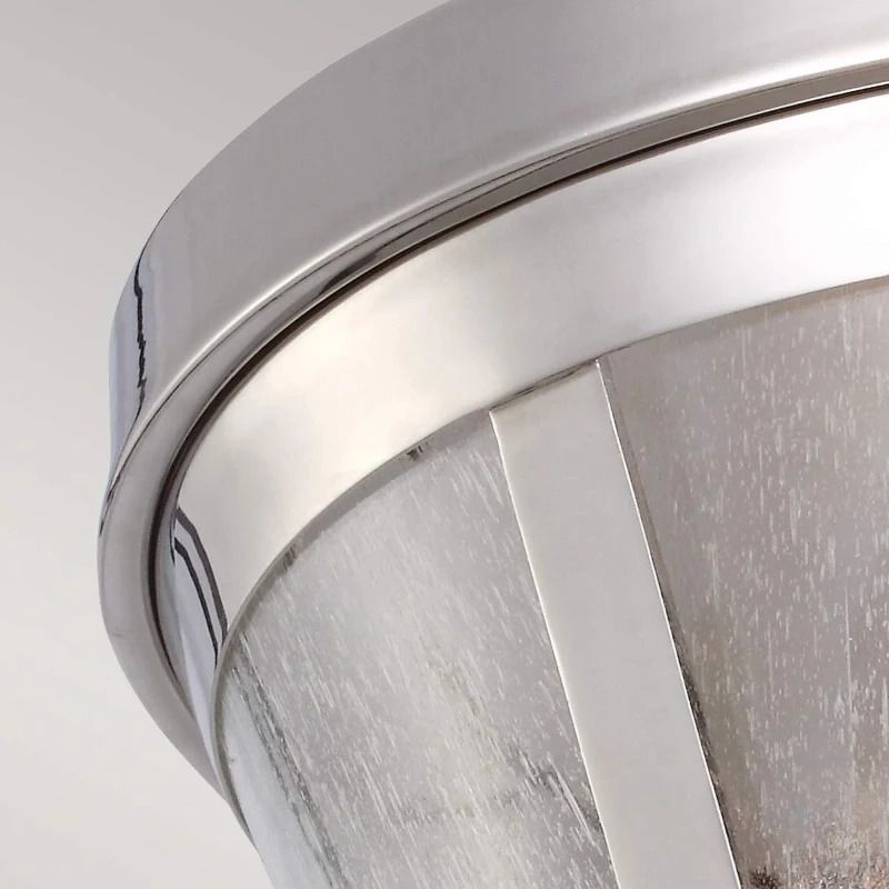 Feiss LED Plafondlamp Harrow | 2X E27 Max 60W | Dimbaar | Polished Nickel