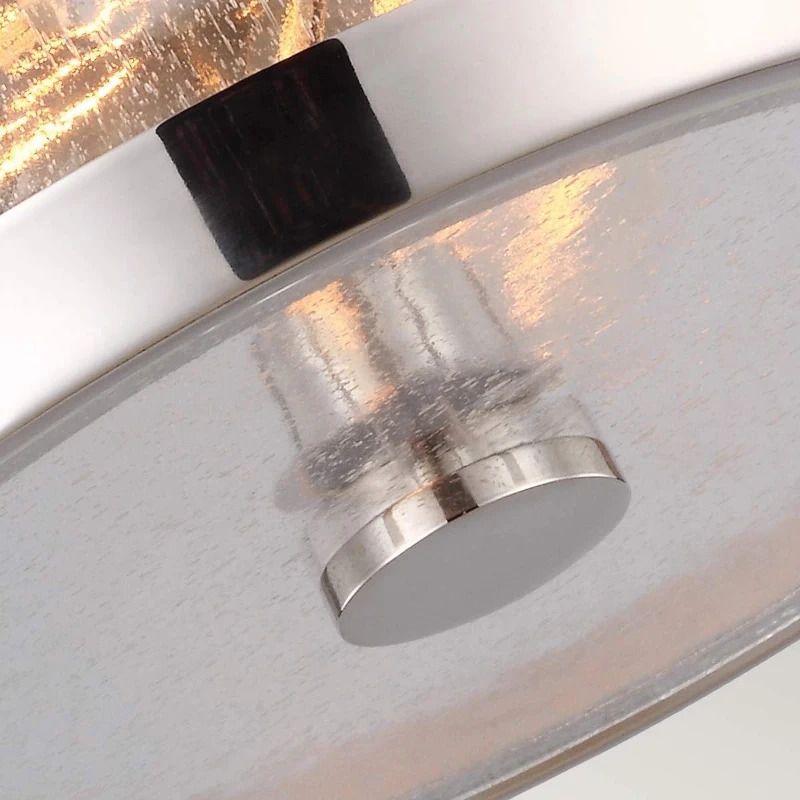 Feiss LED Plafondlamp Harrow | 2X E27 Max 60W | Dimbaar | Polished Nickel