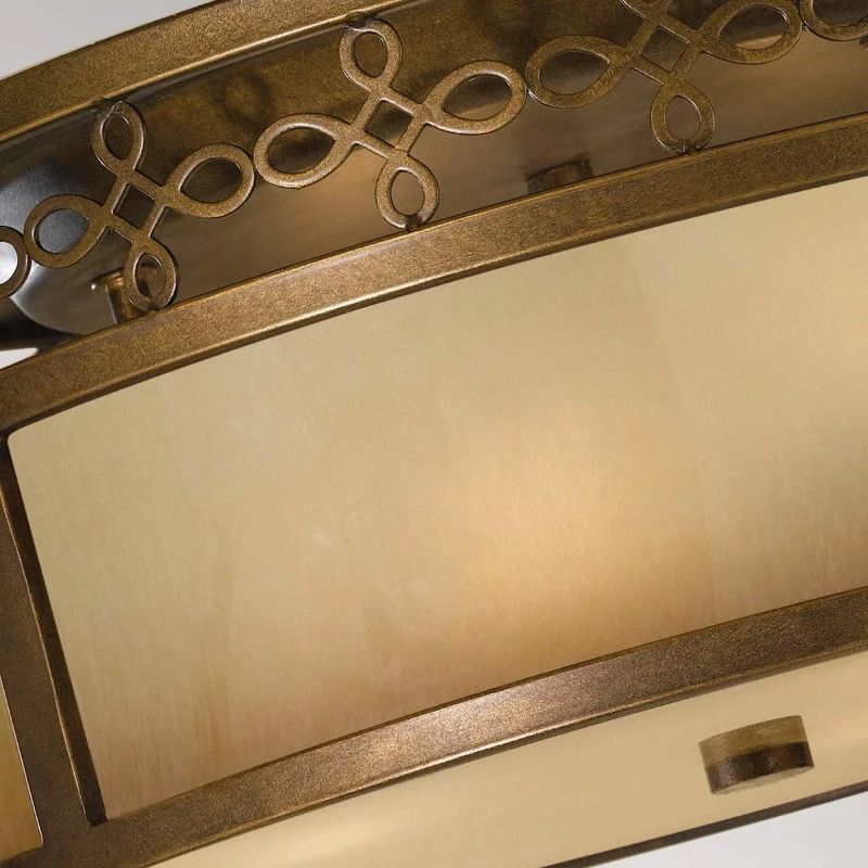 Feiss LED Plafondlamp Justine | 3X E27 Max 60W | Dimbaar | Astral Bronze