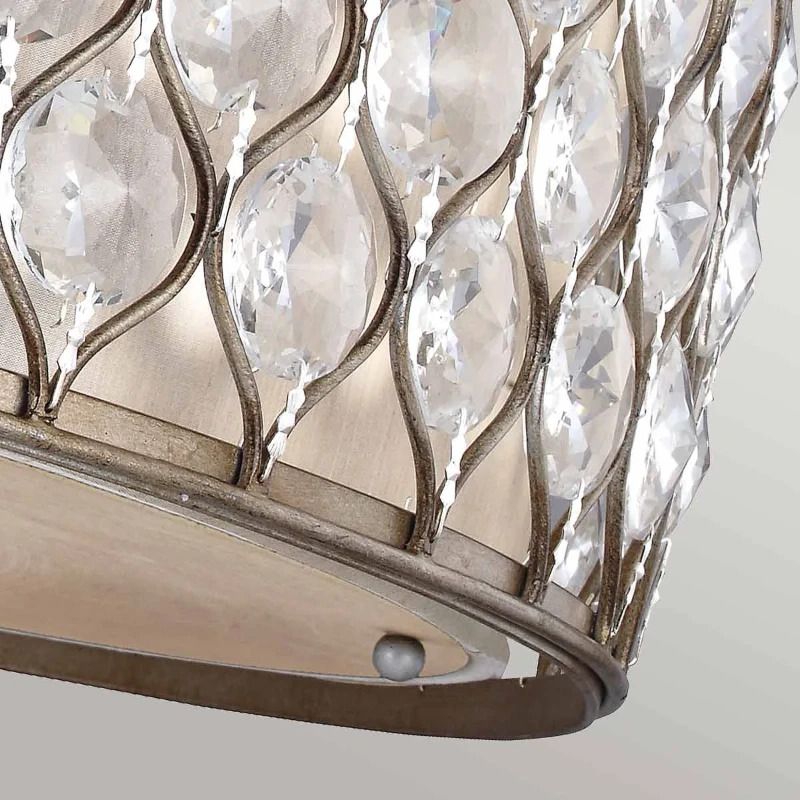 Feiss LED Plafondlamp Lucia | 6X E27 Max 60W | Dimbaar | Burnished Silver