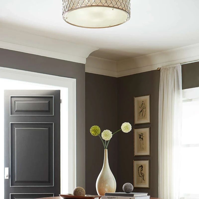 Feiss LED Plafondlamp Lucia | 6X E27 Max 60W | Dimbaar | Burnished Silver