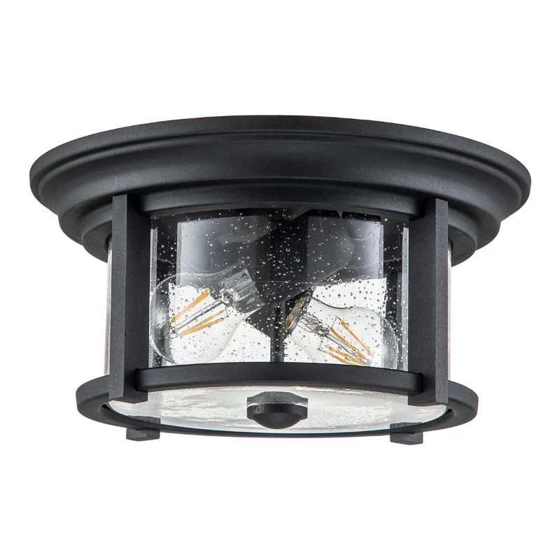 Feiss LED Buitenlamp Merrill | 2X E27 Max 60W | IP44 | Dimbaar | Black