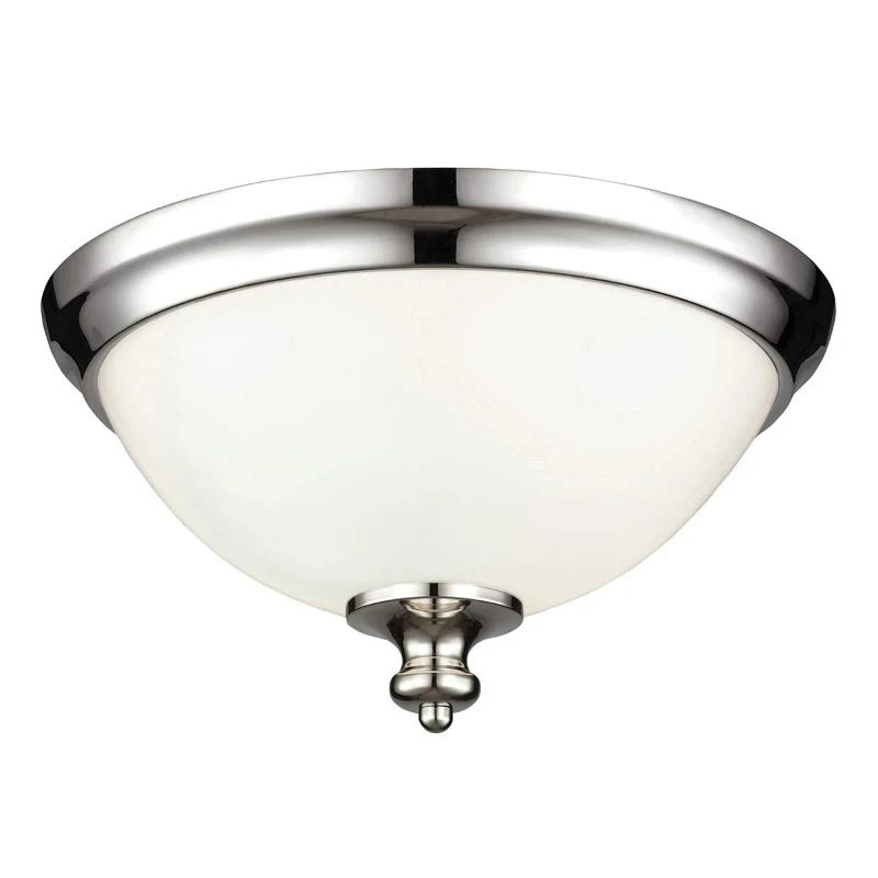 Feiss LED Plafondlamp Parkman | 2X E27 Max 60W | Dimbaar | Polished Nickel