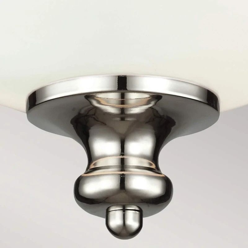 Feiss LED Plafondlamp Parkman | 2X E27 Max 60W | Dimbaar | Polished Nickel
