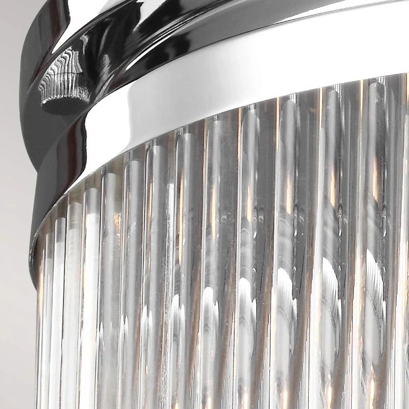 Feiss LED Plafond Badkamerlamp Paulson | 3W 3000K 300Lm 830 | IP44 | Dimbaar | Chrome