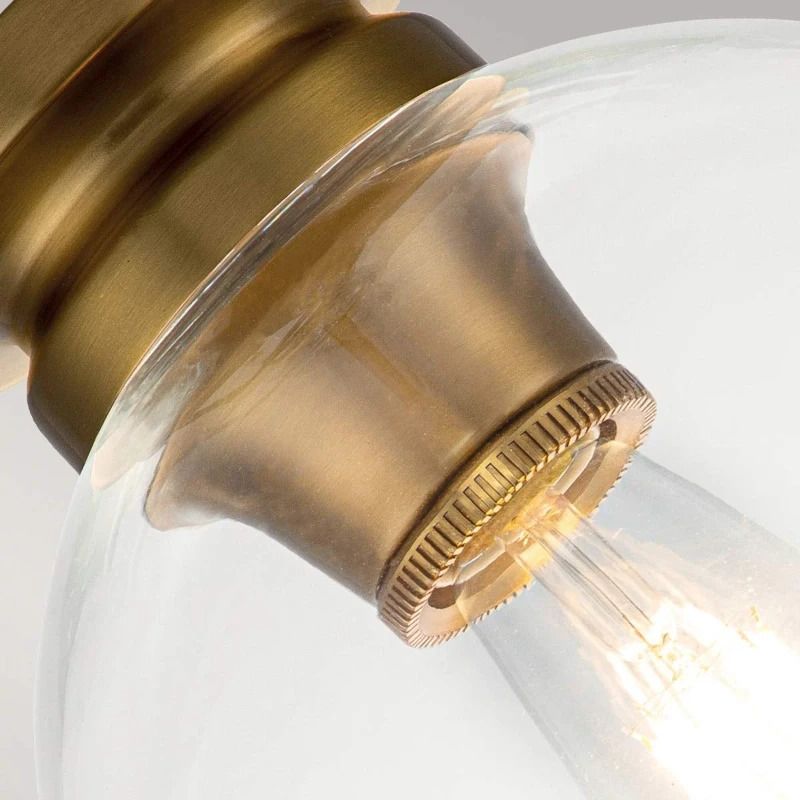 Feiss LED Plafondlamp Tabby | 1X E27 Max 60W | Dimbaar | Burnished Brass