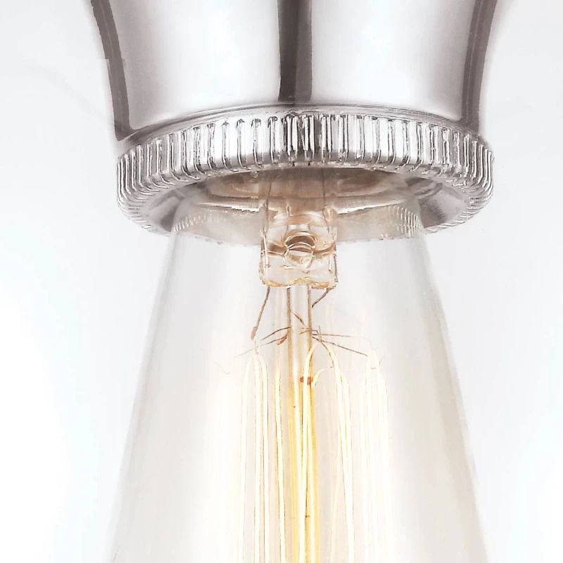 Feiss LED Plafondlamp Tabby | 1X E27 Max 60W | Dimbaar | Polished Nickel