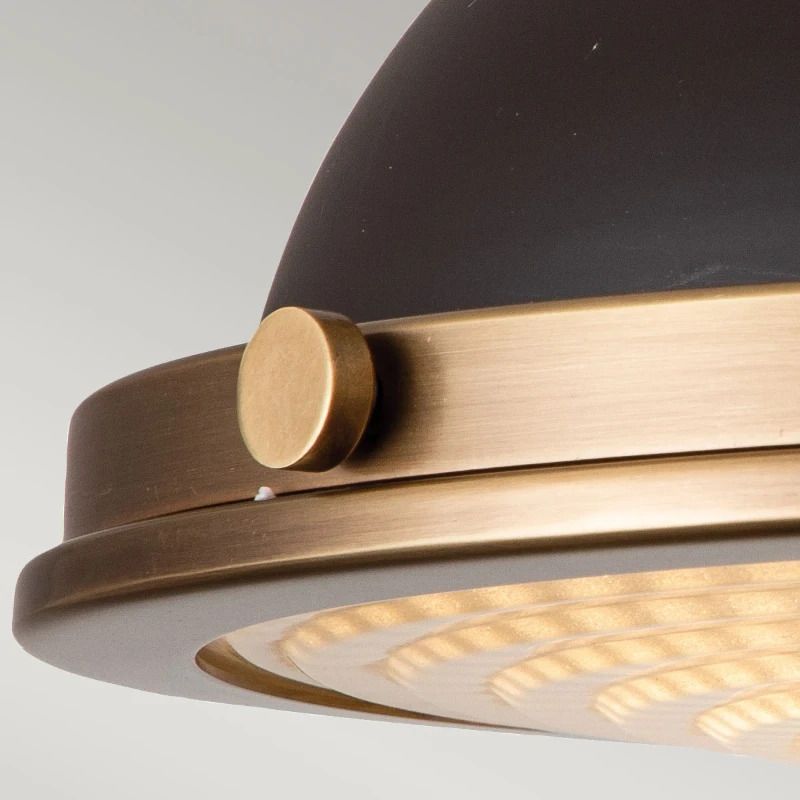 Hinkley LED Plafondlamp Amelia | 2X E27 Max 40W | Dimbaar | Buckeye Bronze/Restoration Bronze