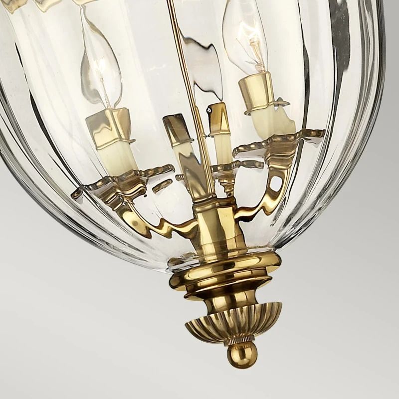 Hinkley LED Plafondlamp Cambridge | 3X E14 Max 40W | Dimbaar | Burnished Brass