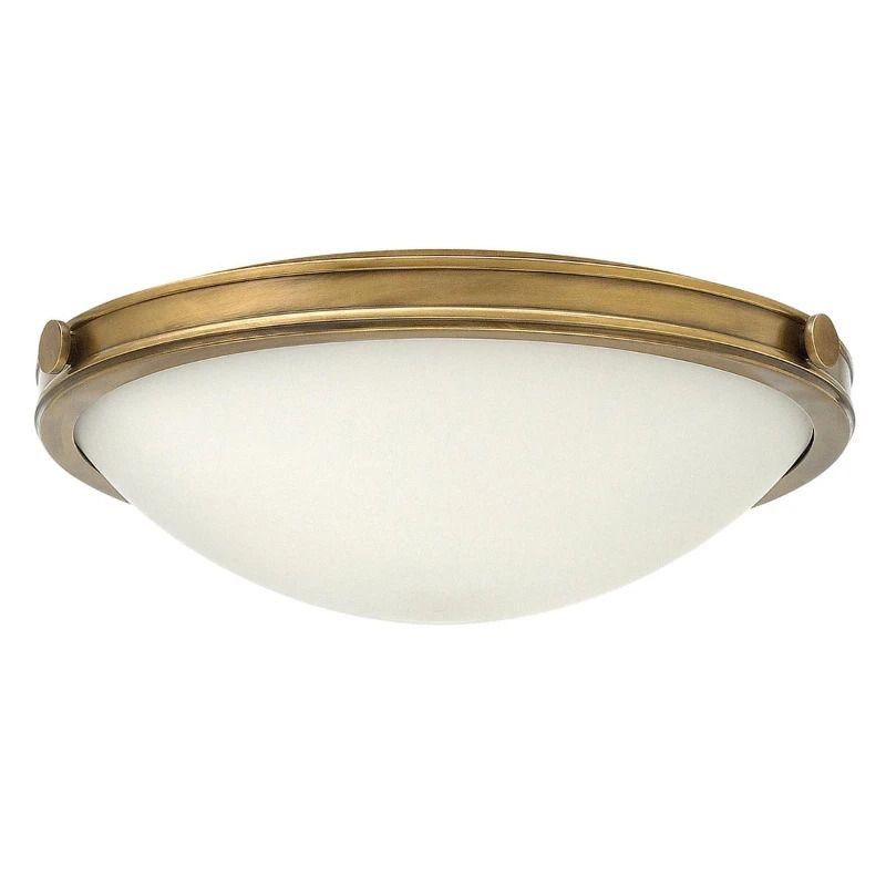 Hinkley LED Plafondlamp Collier | 3X E27 Max 60W | Dimbaar | Heritage Brass