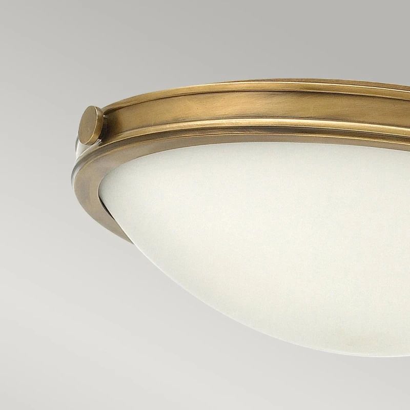 Hinkley LED Plafondlamp Collier | 3X E27 Max 60W | Dimbaar | Heritage Brass