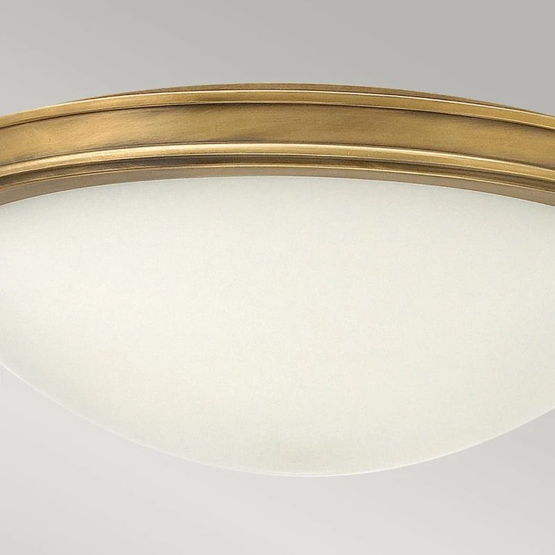 Hinkley LED Plafondlamp Collier | 3X E27 Max 60W | Dimbaar | Heritage Brass