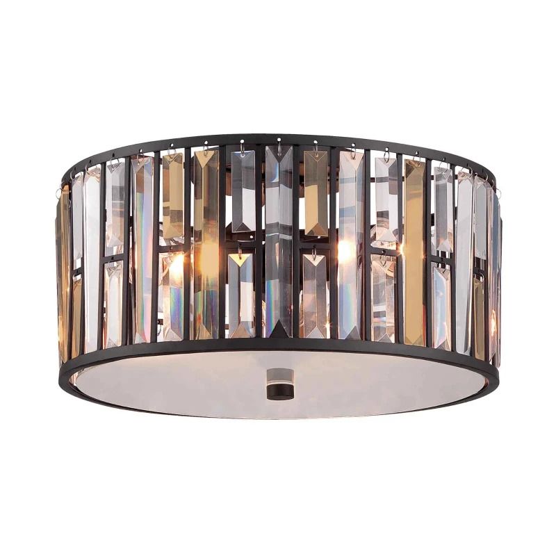 Hinkley LED Plafondlamp Gemma | 3X E27 Max 60W | Dimbaar | Vintage Bronze