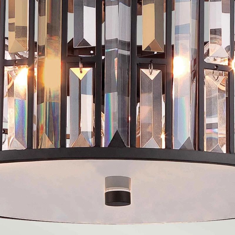 Hinkley LED Plafondlamp Gemma | 3X E27 Max 60W | Dimbaar | Vintage Bronze