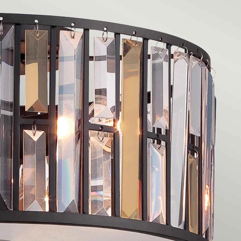 Hinkley LED Plafondlamp Gemma | 3X E27 Max 60W | Dimbaar | Vintage Bronze