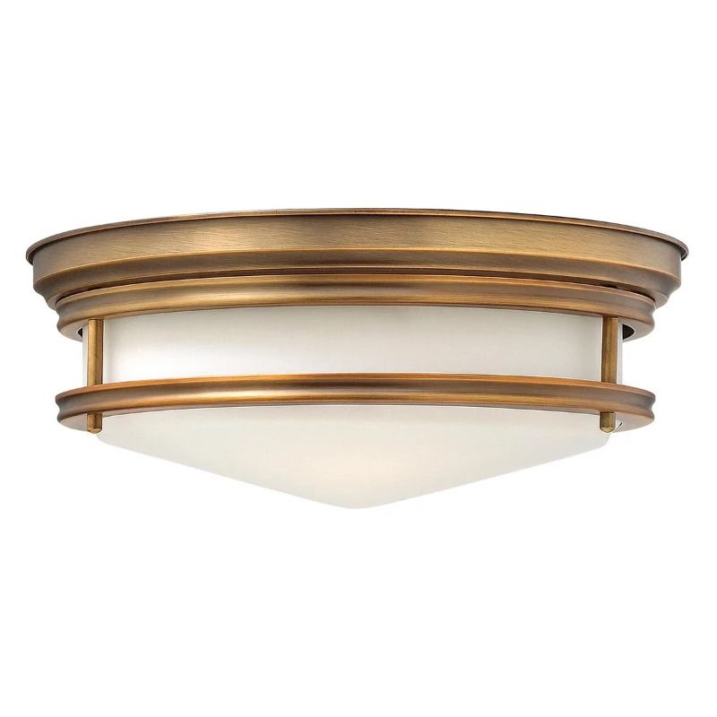 Hinkley LED Plafondlamp Hadley | 3X E27 Max 40W | IP44 | Dimbaar | Brushed Bronze
