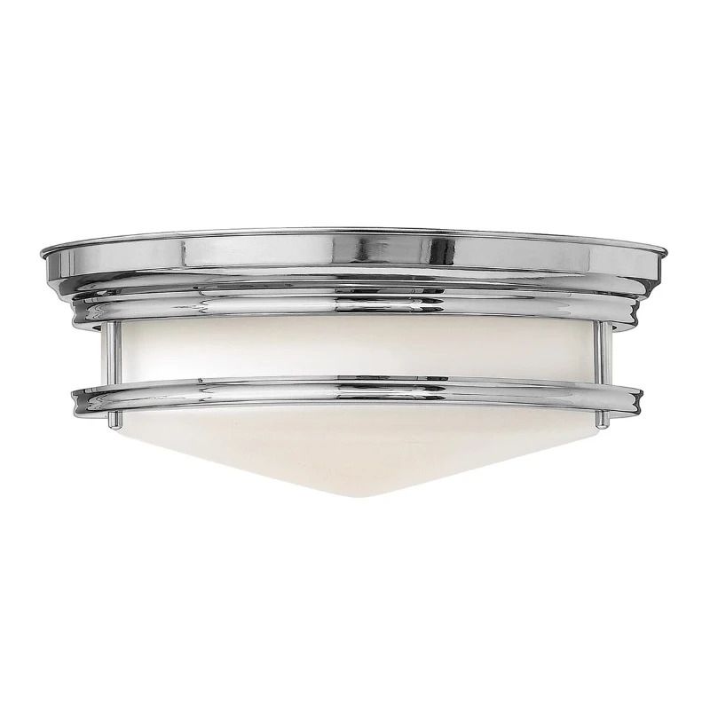 Hinkley LED Plafondlamp Hadley | 3X E27 Max 40W | IP44 | Dimbaar | Chrome