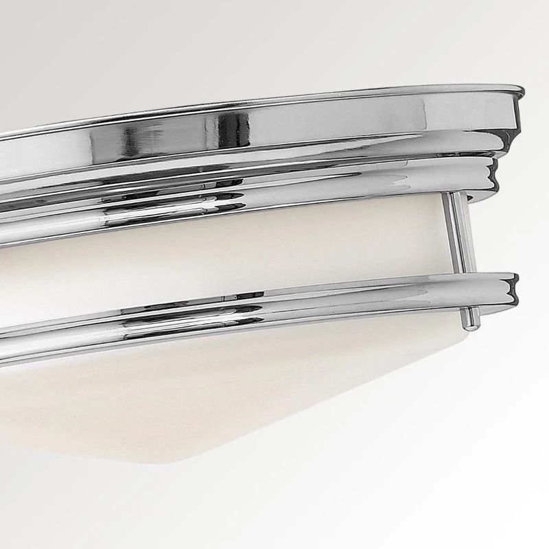 Hinkley LED Plafondlamp Hadley | 3X E27 Max 40W | IP44 | Dimbaar | Chrome