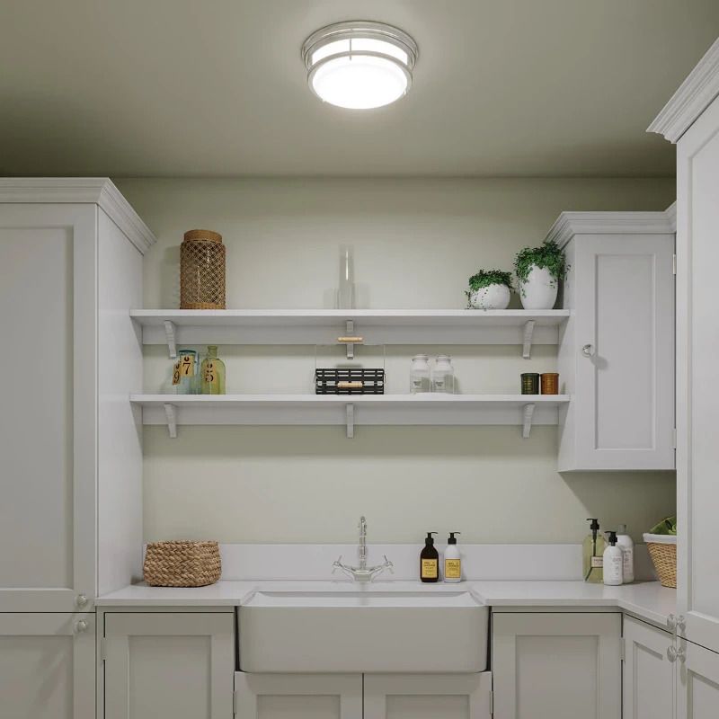 Hinkley LED Plafondlamp Hadley | 3X E27 Max 40W | IP44 | Dimbaar | Chrome
