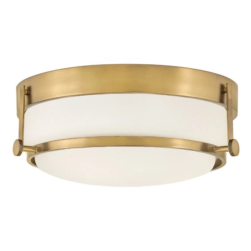 Hinkley LED Plafondlamp Harper | 3X E27 Max 60W | Dimbaar | Heritage Brass