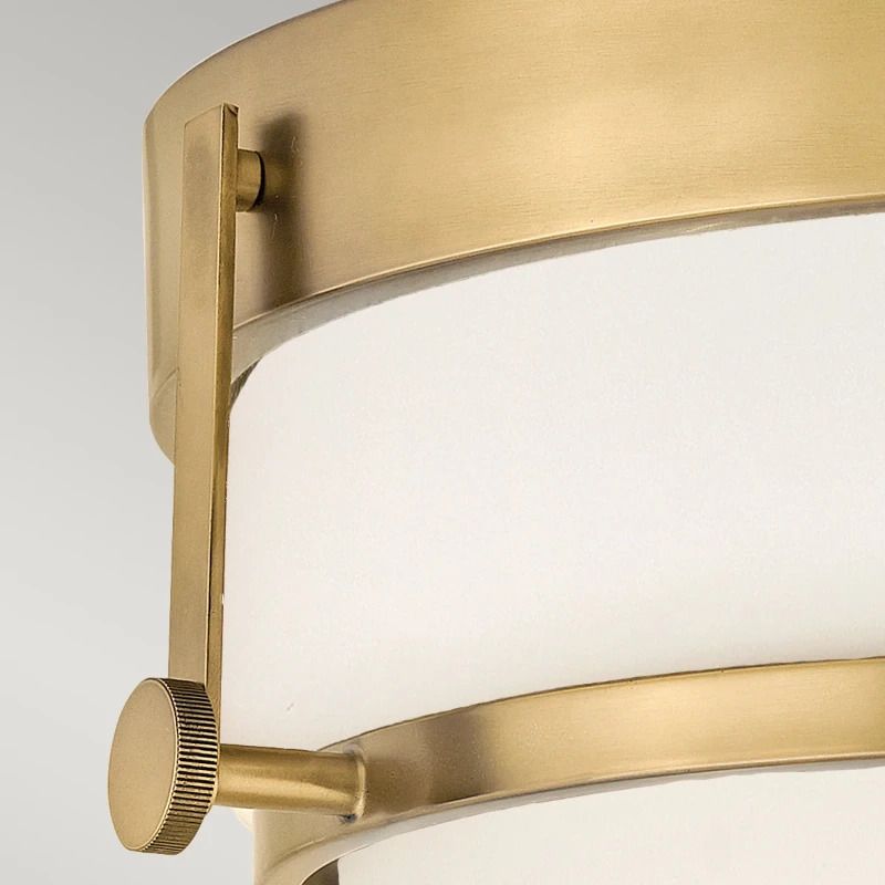 Hinkley LED Plafondlamp Harper | 3X E27 Max 60W | Dimbaar | Heritage Brass