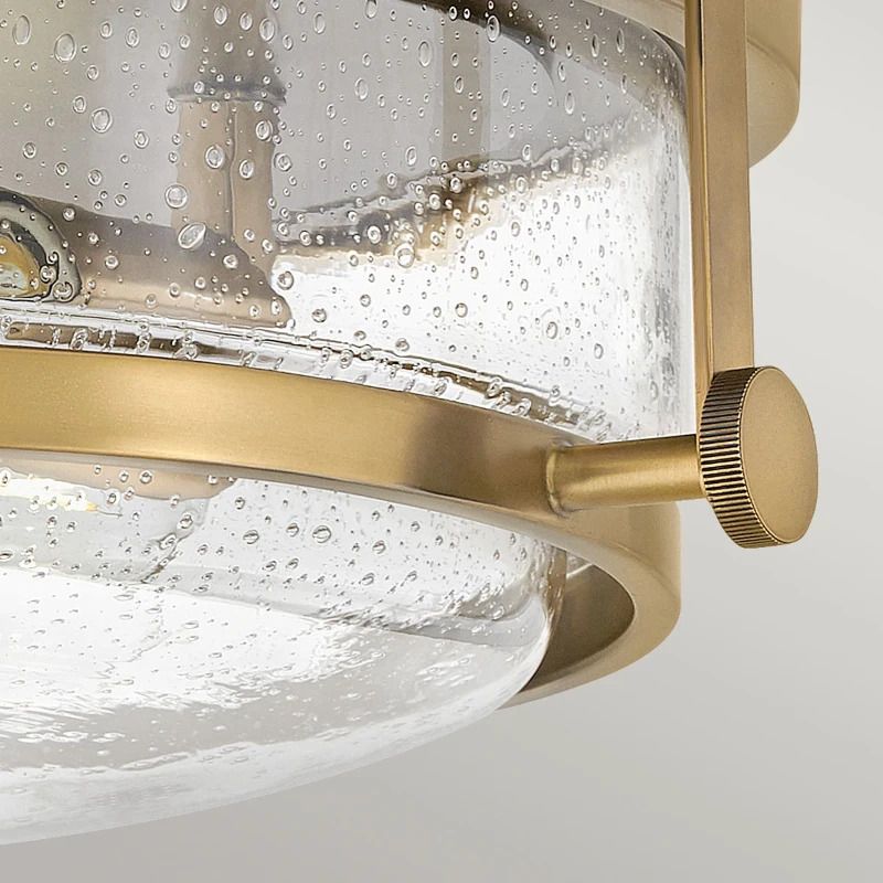 Hinkley LED Plafondlamp Harper | 3X E27 Max 60W | Dimbaar | Heritage Brass