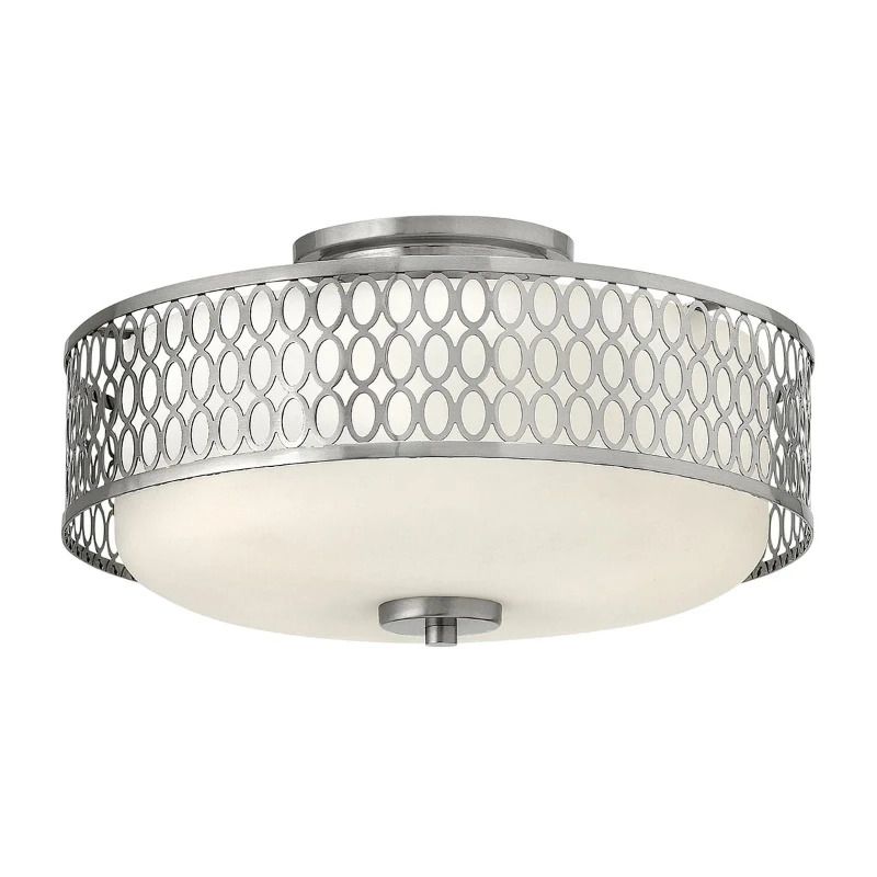 Hinkley/ Fredrick Ramond LED Plafondlamp Jules | 3X E27 Max 60W | Dimbaar | Brushed Nickel