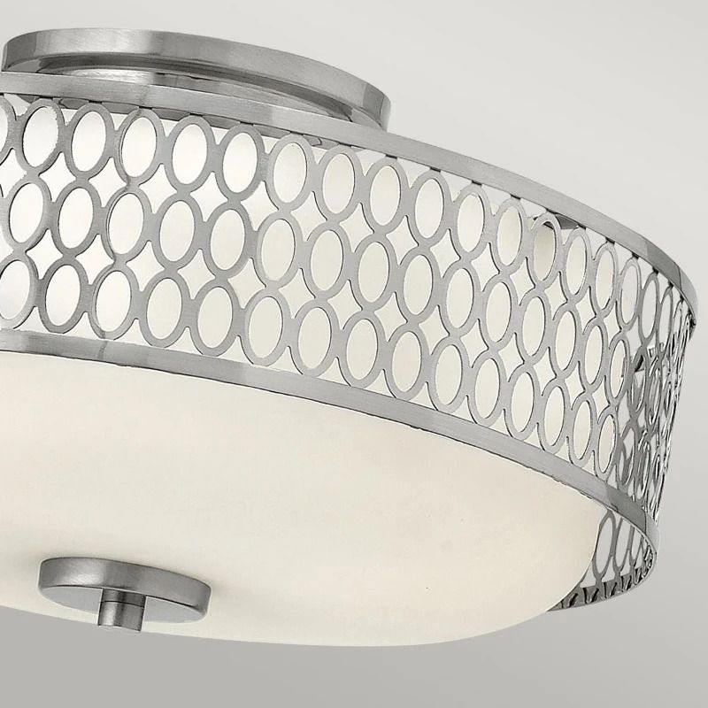 Hinkley/ Fredrick Ramond LED Plafondlamp Jules | 3X E27 Max 60W | Dimbaar | Brushed Nickel
