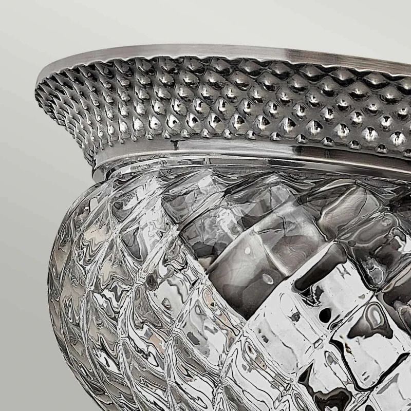 Hinkley LED Plafondlamp Plantation | 2X E27 Max 60W | Dimbaar | Polished Antique Nickel