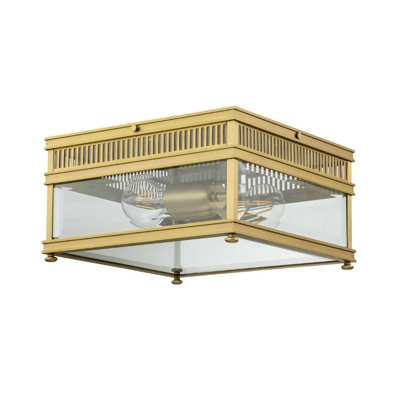 Elstead Lighting LED Buitenlamp Holborn | 2X E27 Max 60W | IP44 | Dimbaar | Brushed Brass