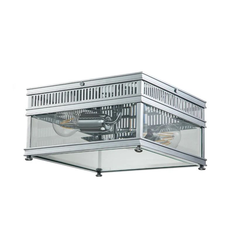 Elstead Lighting LED Buitenlamp Holborn | 2X E27 Max 60W | IP44 | Dimbaar | Polished Chrome