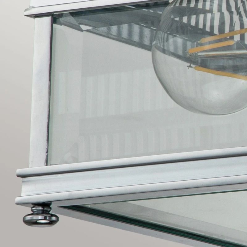 Elstead Lighting LED Buitenlamp Holborn | 2X E27 Max 60W | IP44 | Dimbaar | Polished Chrome