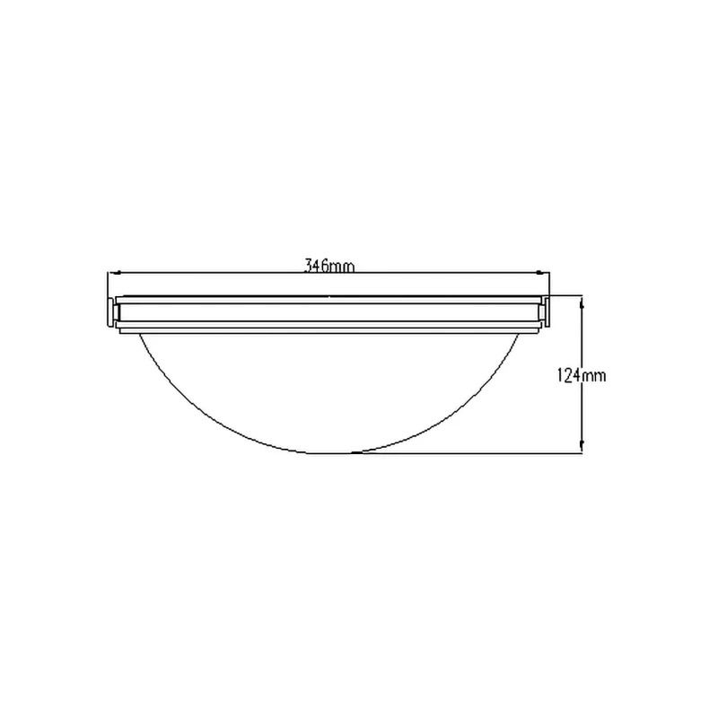 Hinkley LED Plafondlamp Collier | 2X E27 Max 40W | Dimbaar | Heritage Brass