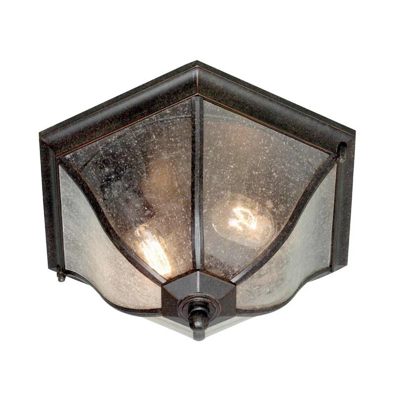 Elstead Lighting LED Buitenlamp New England | 2X E27 Max 60W | IP44 | Dimbaar | Weathered Bronze