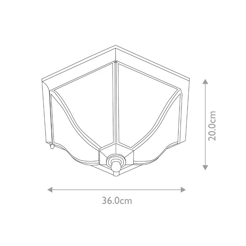 Elstead Lighting LED Buitenlamp New England | 2X E27 Max 60W | IP44 | Dimbaar | Weathered Bronze
