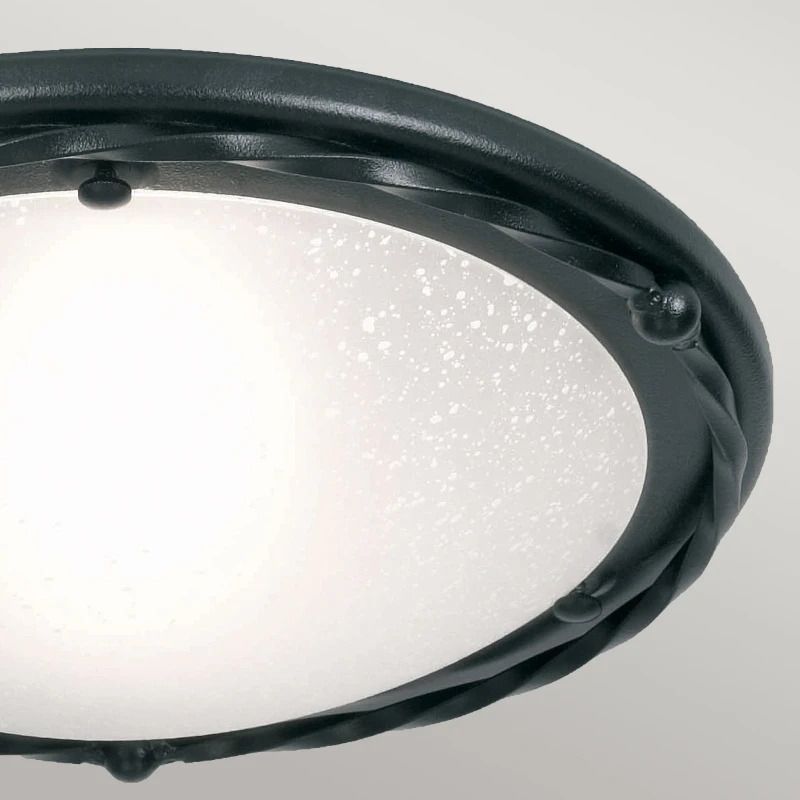Elstead Lighting LED Plafondlamp Pembroke | 1X E27 Max 60W | Dimbaar | Black