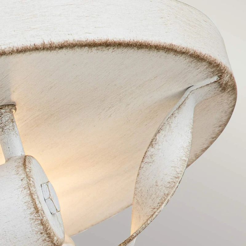Quoizel LED Plafondlamp Bradbury | 2X E27 Max 60W | Dimbaar | Antique White