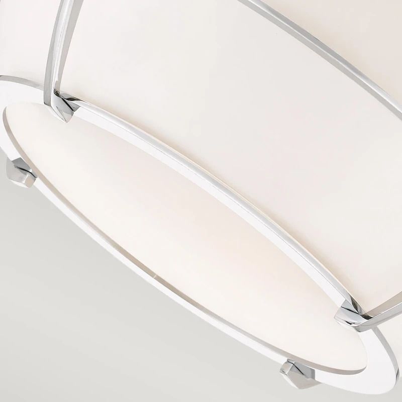 Quoizel LED Plafond Badkamerlamp Chance | 2X E27 Max 60W | IP44 | Dimbaar | Polished Chrome