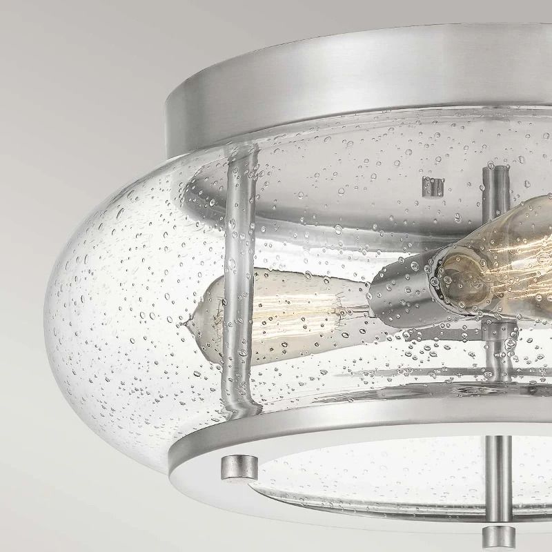 Quoizel LED Plafondlamp Trilogy | 3X E27 Max 60W | Dimbaar | Brushed Nickel