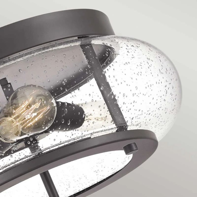 Quoizel LED Plafondlamp Trilogy | 3X E27 Max 60W | Dimbaar | Old Bronze