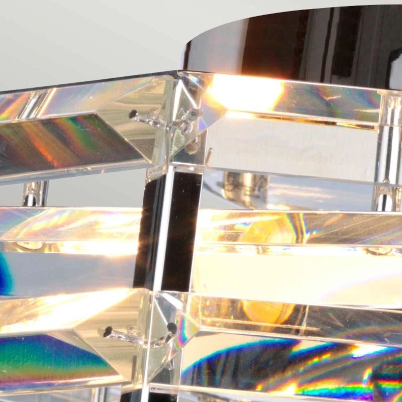 Elstead Lighting LED Plafondlamp Shoal | 4X E27 Max 60W | Dimbaar | Polished Nickel