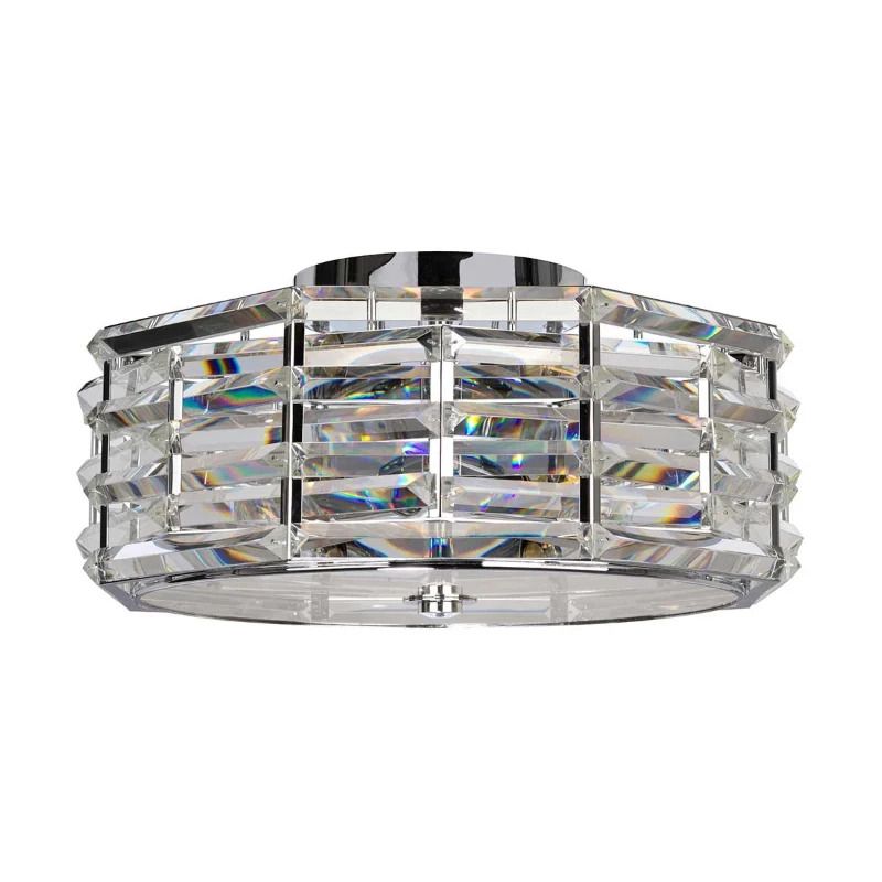 Elstead Lighting LED Plafondlamp Shoal | 4X E27 Max 60W | Dimbaar | Polished Nickel