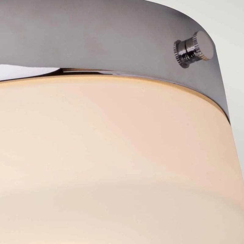 Elstead Lighting LED Plafond Badkamerlamp Tamar | 5.7W 3000K 600Lm 830 | IP44 | Dimbaar | Polished Chrome