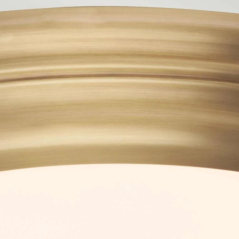 Elstead Lighting LED Plafond Badkamerlamp Welland | 25W 3000K 2250Lm 830 | Aged Brass
