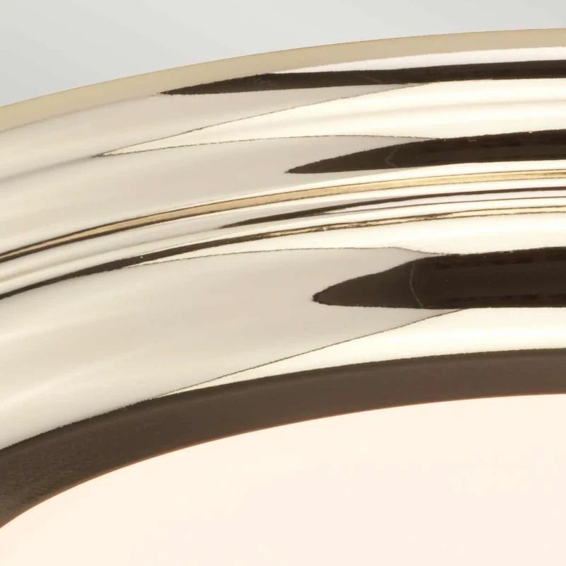 Elstead Lighting LED Plafond Badkamerlamp Welland | 25W 3000K 2250Lm 830 | Polished Brass