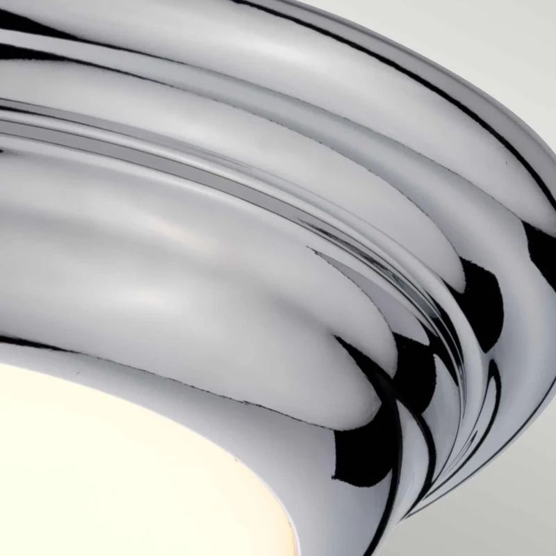 Elstead Lighting LED Plafond Badkamerlamp Welland | 12W 3000K 1080Lm 830 | Polished Chrome