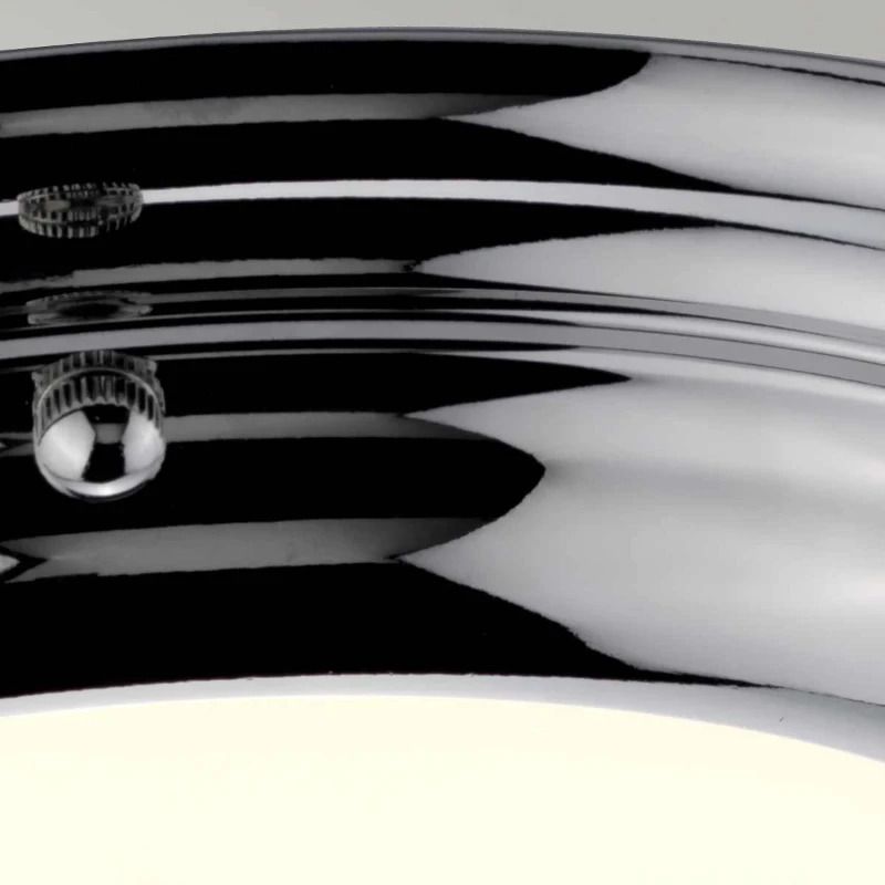 Elstead Lighting LED Plafond Badkamerlamp Welland | 12W 3000K 1080Lm 830 | Polished Chrome
